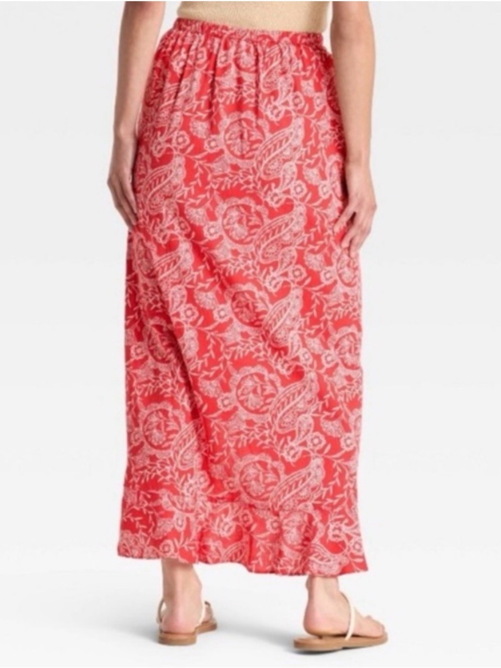 Universal Thread Ruffled Maxi Wrap Skirt - Picture 4 of 9